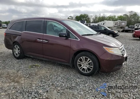 2013 Honda Odyssey Exl z USA, uszkodzony, nr VIN 5FNRL5H60DB067063